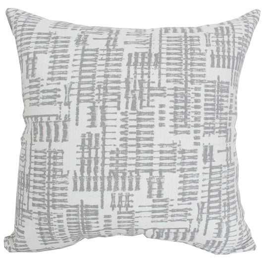 Outdoor Pillow 16" Square Texture Gray