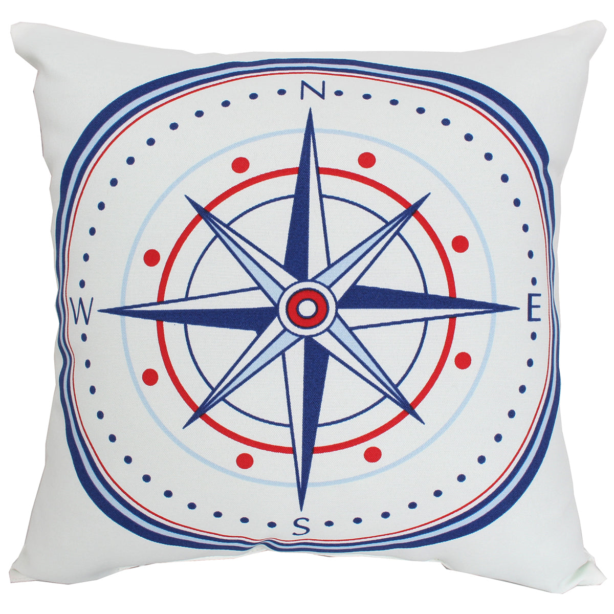 Outdoor Pillow 16" Square Compass