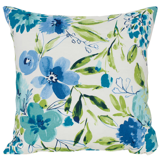 Outdoor Pillow 16" Square Bettina Aqua