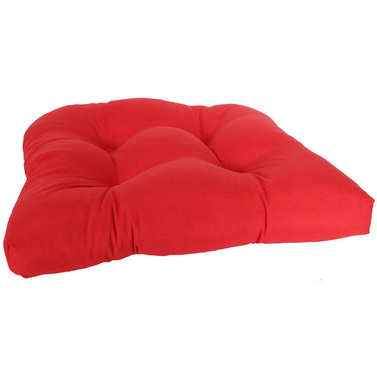 Wicker Seat Cushion 21"x18"x4" Cherry
