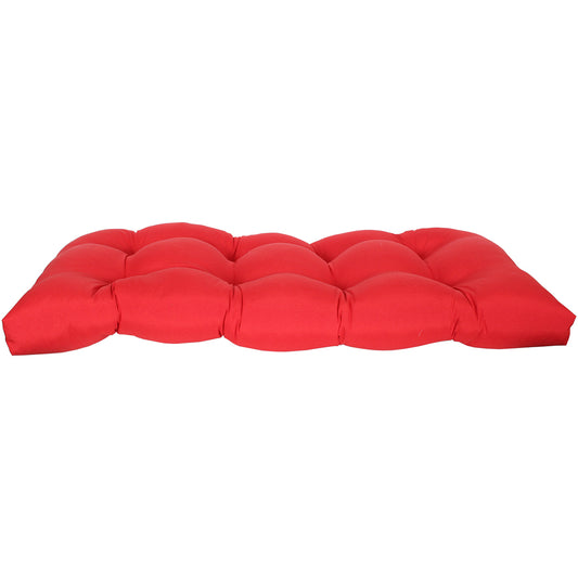 Wicker Settee Cushion 44"x18"x4" Cherry