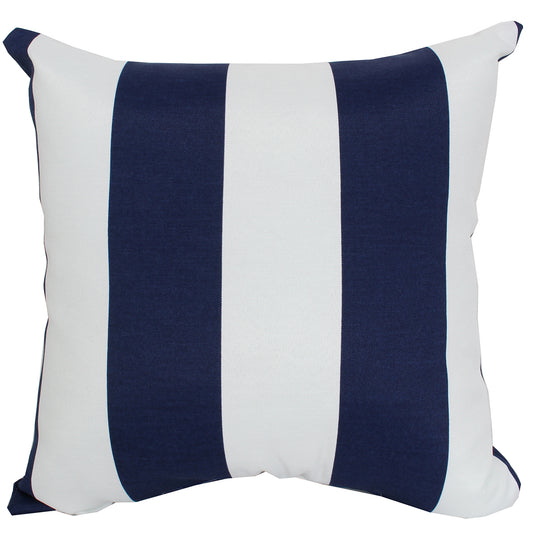 Outdoor Pillow 16" Square Cabana Navy