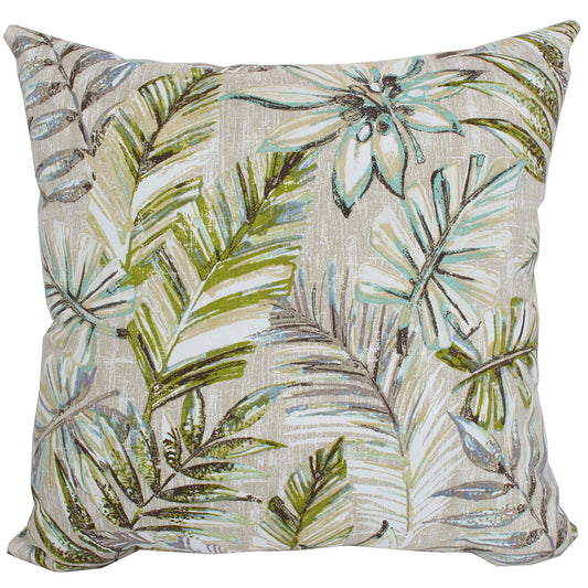 Outdoor Pillow 16" Square Cairo Palm