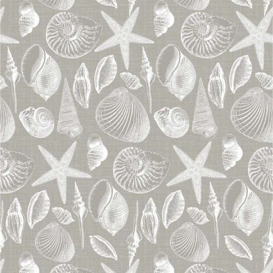 Outdoor Pillow 16" Square Shoreline Nickel