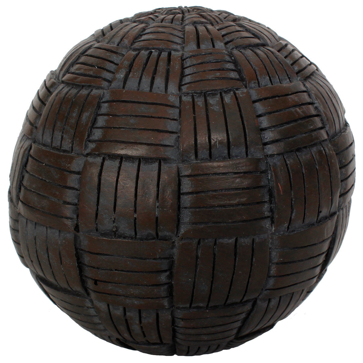 Decorative Orb Resin 3" Chocolate