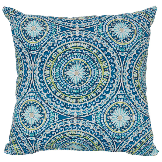 Outdoor Pillow 16" Square Seville Teal