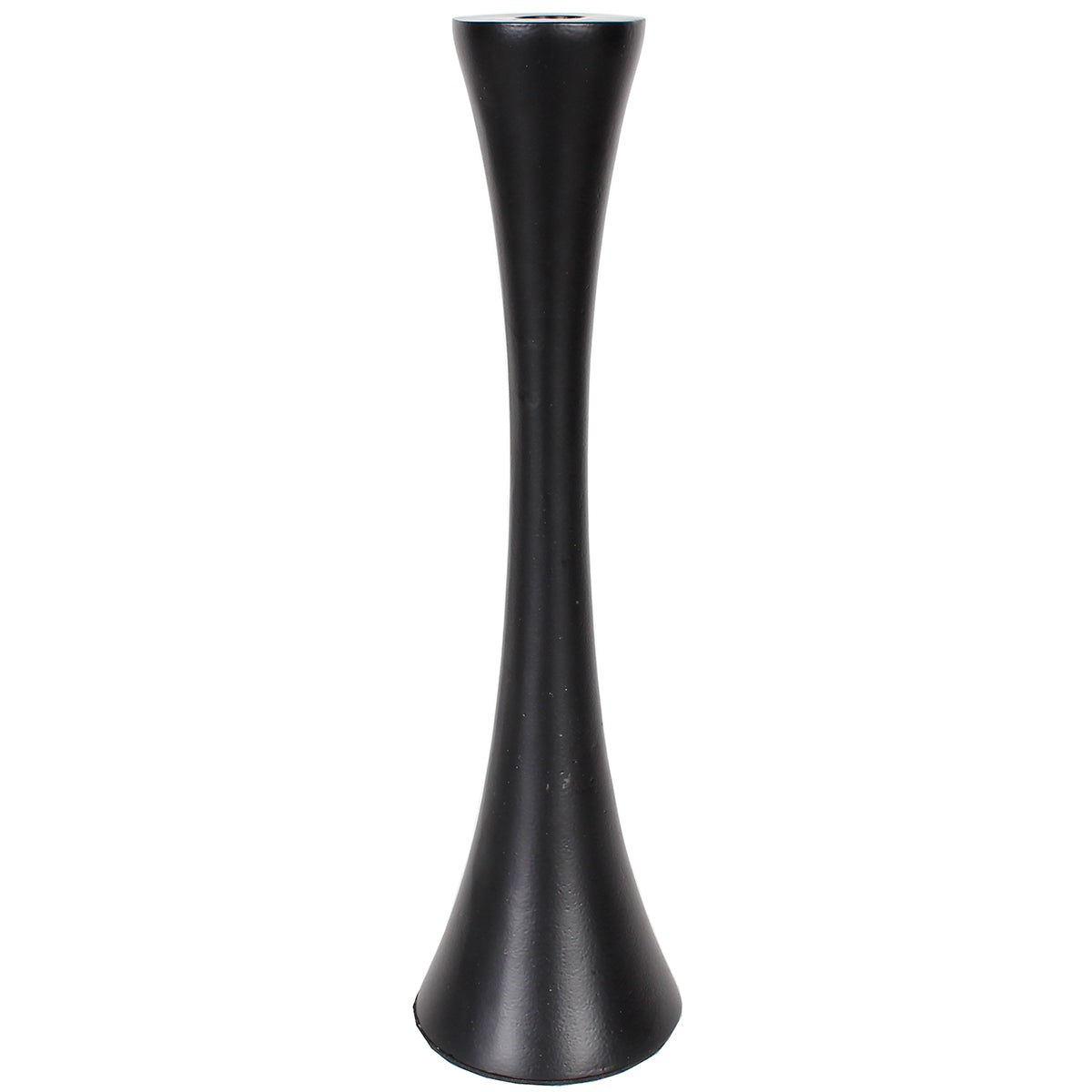 Candle Holder Aluminum Taper 14"H Matt Black