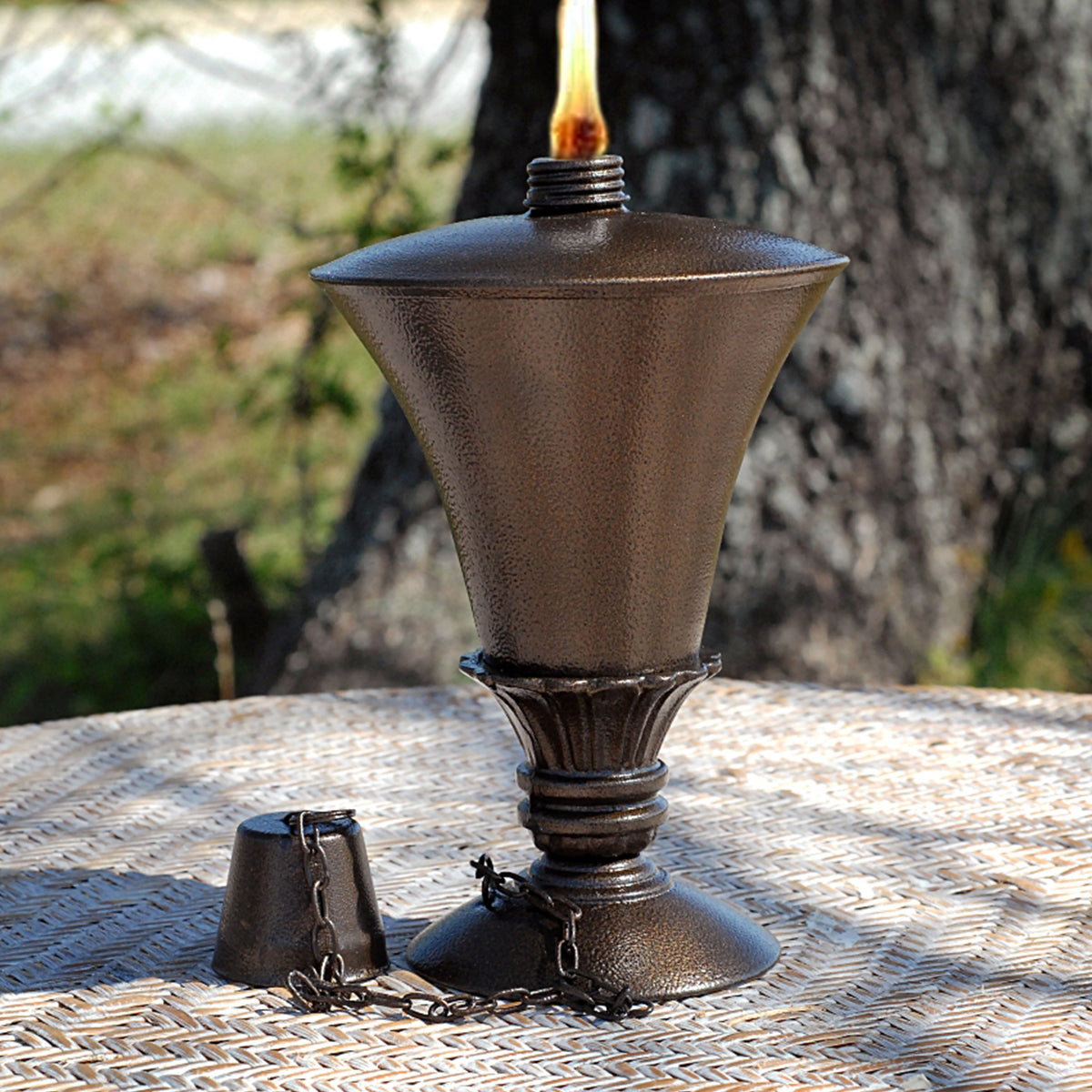 Tabletop Torch Bronze Codson Park