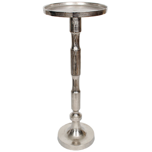 Aluminum Table 10" D Silver