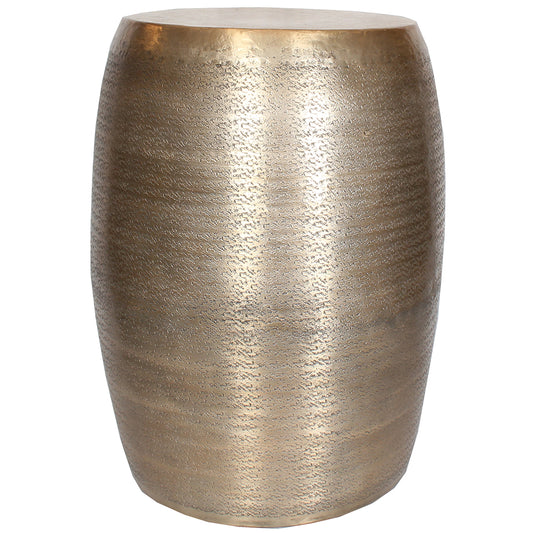 Aluminum Table/Stool Etched 13" x 20" Gold