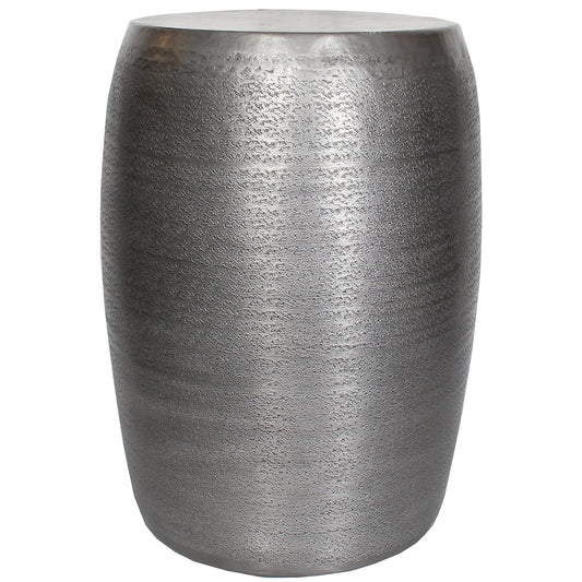 Aluminum Table/Stool Etched 13" x 20" Silver