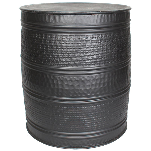 Aluminum Table/Stool Embossed 16" x 19" Black