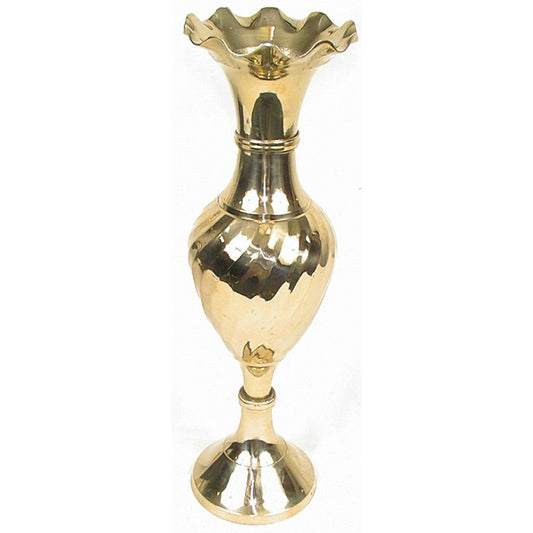 Vase 14" Brass