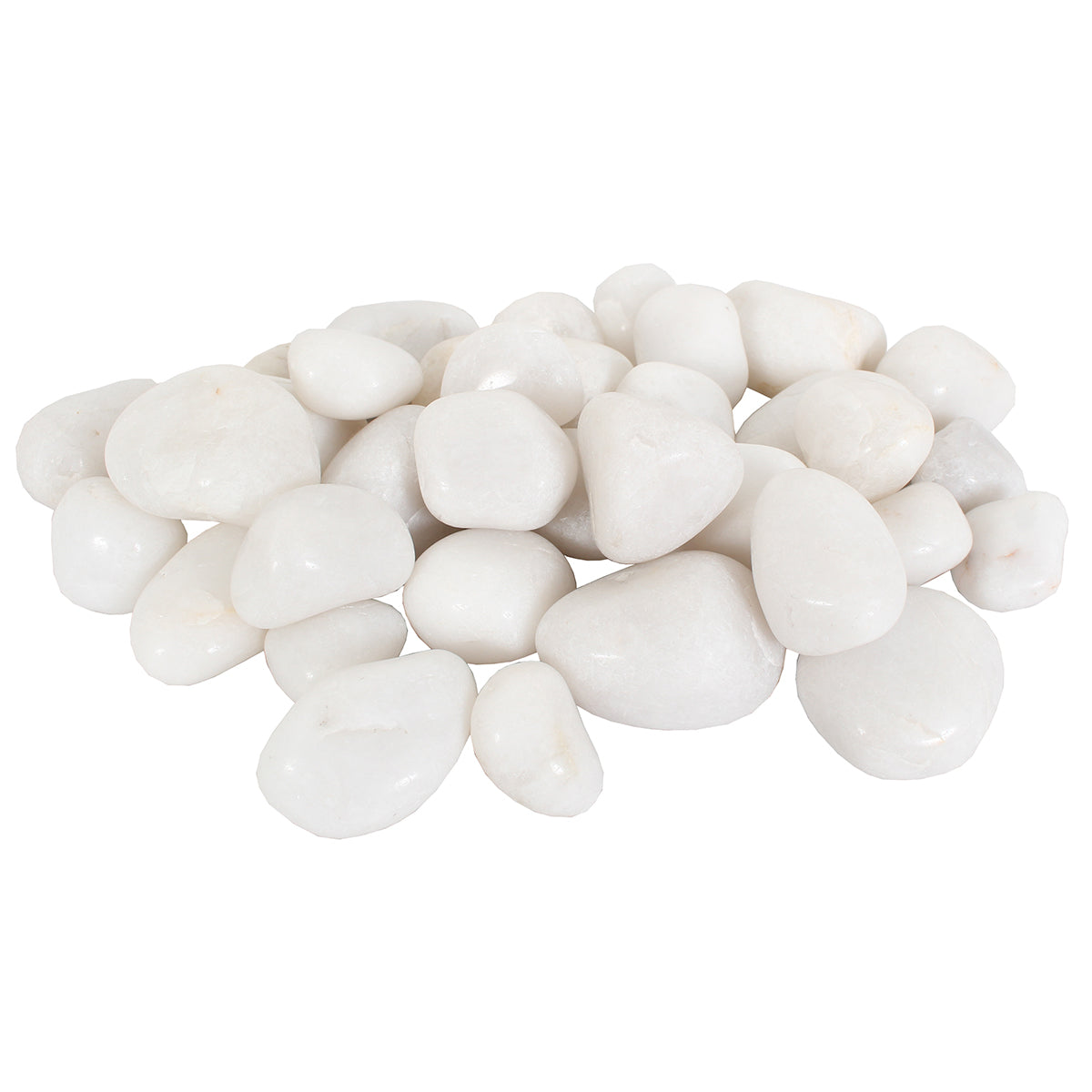 Decorative Stones 2 Lbs White Pebbles