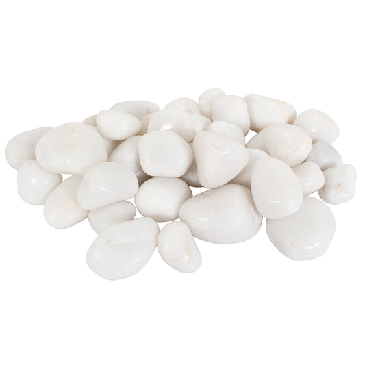 Decorative Stones 2 Lbs White Pebbles