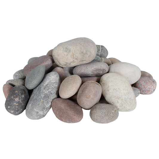 Decorative Stones 2 Lbs Mixed Unpolished Peebles