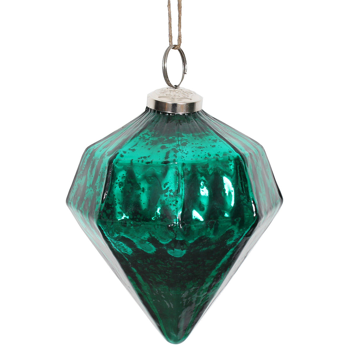 Ornament 5" Mercury Diamond Emerald