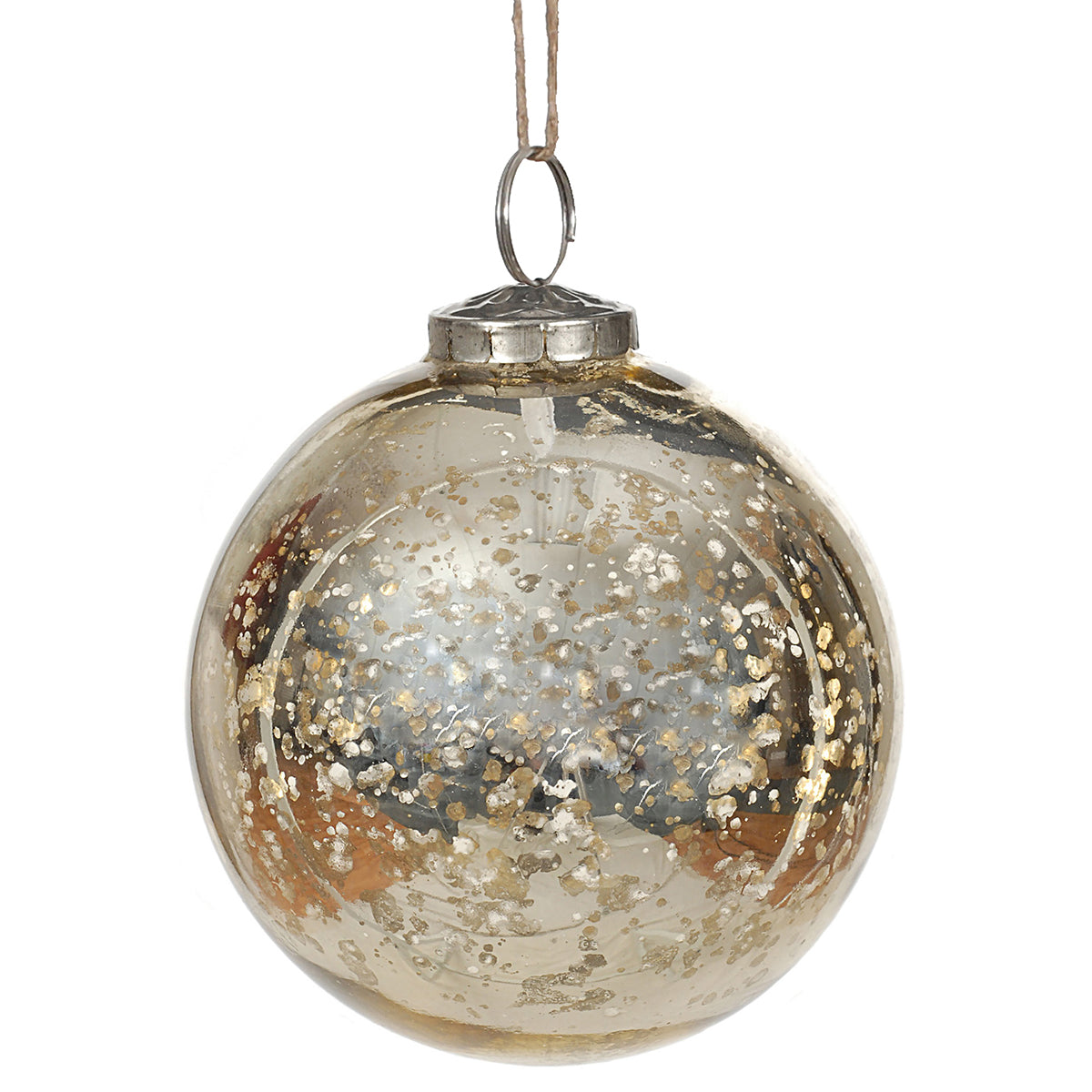 Ornament 5" Mercury Champagne Glass