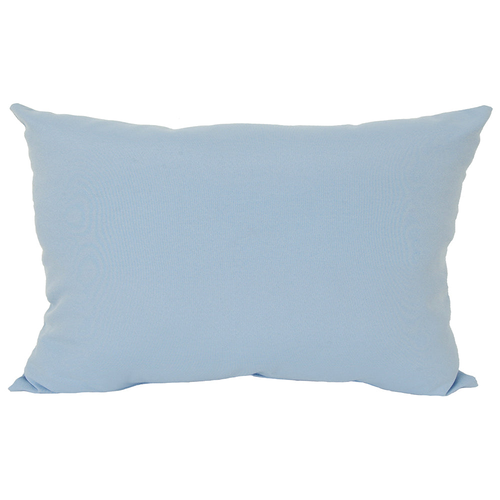 OUTDOOR PILLOW 18" X 12" SOLID SURF