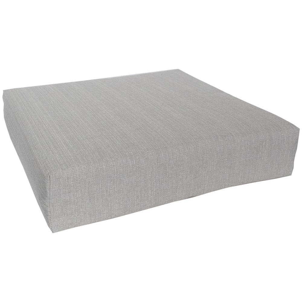 Deep Seat Cushion 22.5"x22.5"x5" Silver