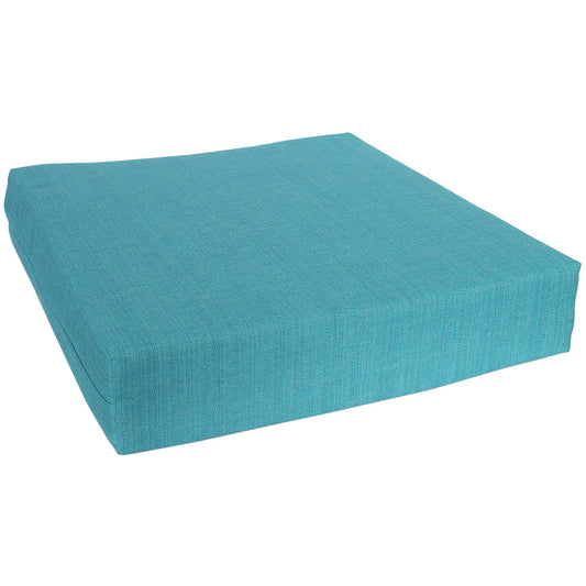Deep Seat Cushion 22.5"x22.5"x5" Turquoise