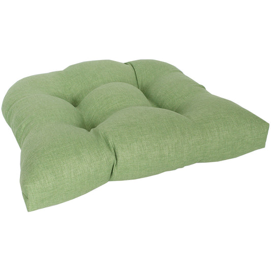 Wicker Seat Cushion 21"x18"x4" Leaf Green