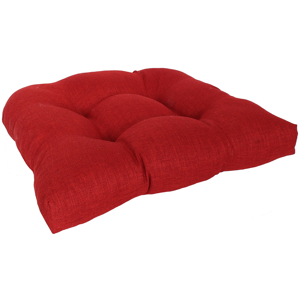 Wicker Seat Cushion 21"x18"x4" Cherry