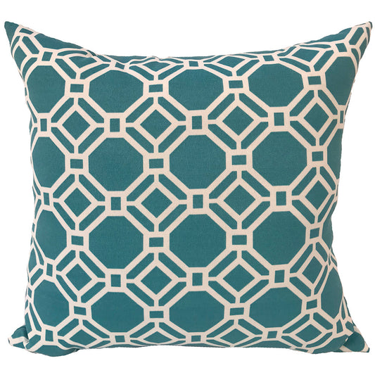 OUTDOOR PILLOW 16" ROSSMERE TURQUOISE