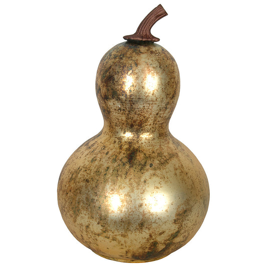 Bottle Gourd 9"W x 15"H Burnt Gold