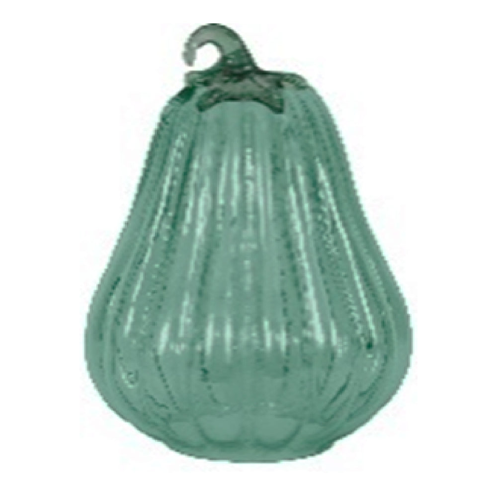 Gourd 8"W X 15.5"H Glass Herbal Green