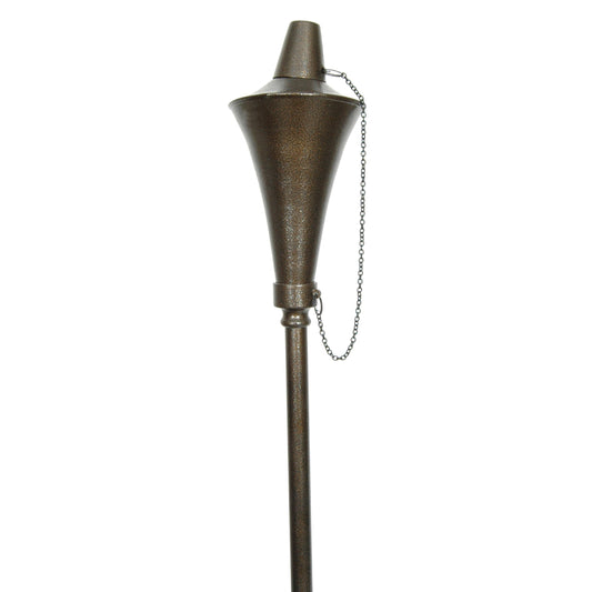 Deck Torch 36" Large Conical - Bronze With Clamp