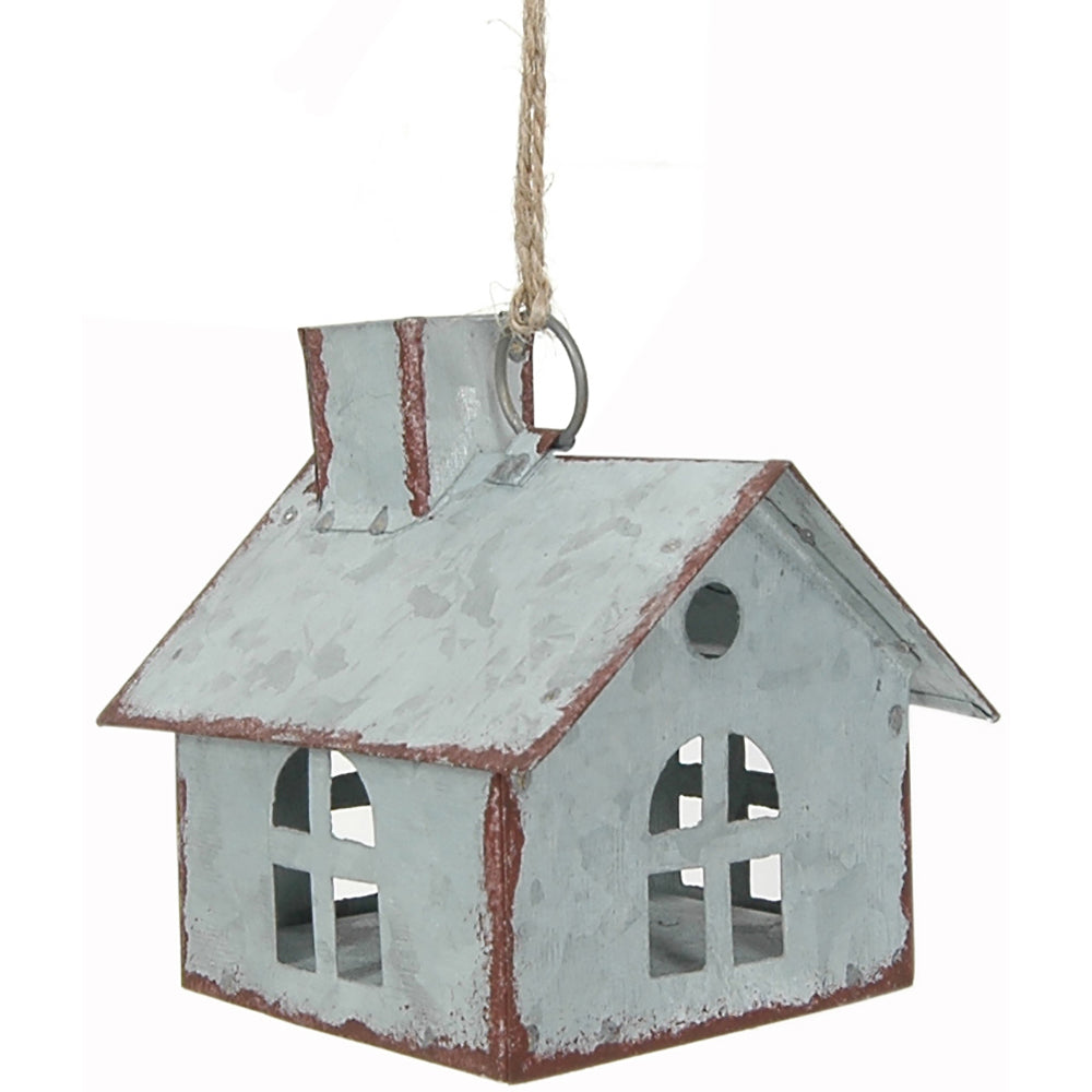 Village House 3.5"Hx2.5"x2.5" Galvanized