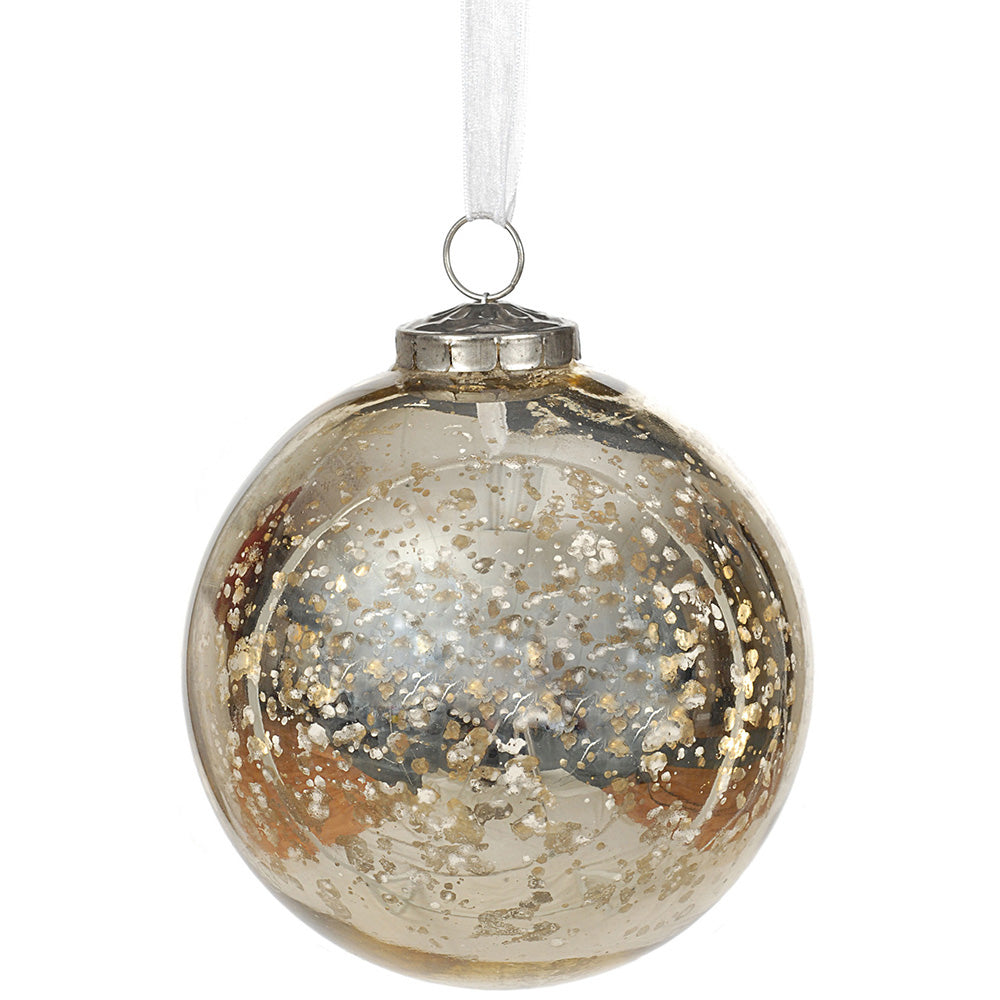 Ornament 5" Mercury Champagne Glass