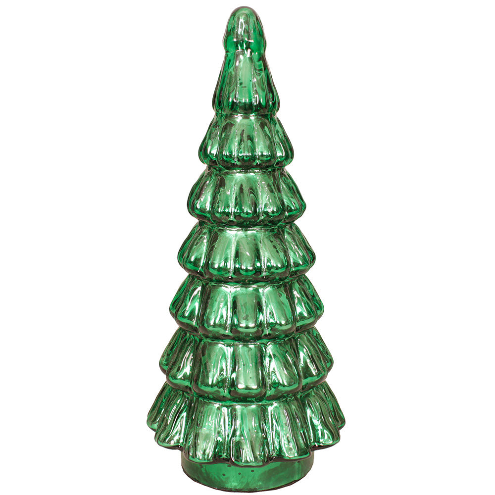 Christmas Tree Forest 6" x 12" H    - Mercury Emerald