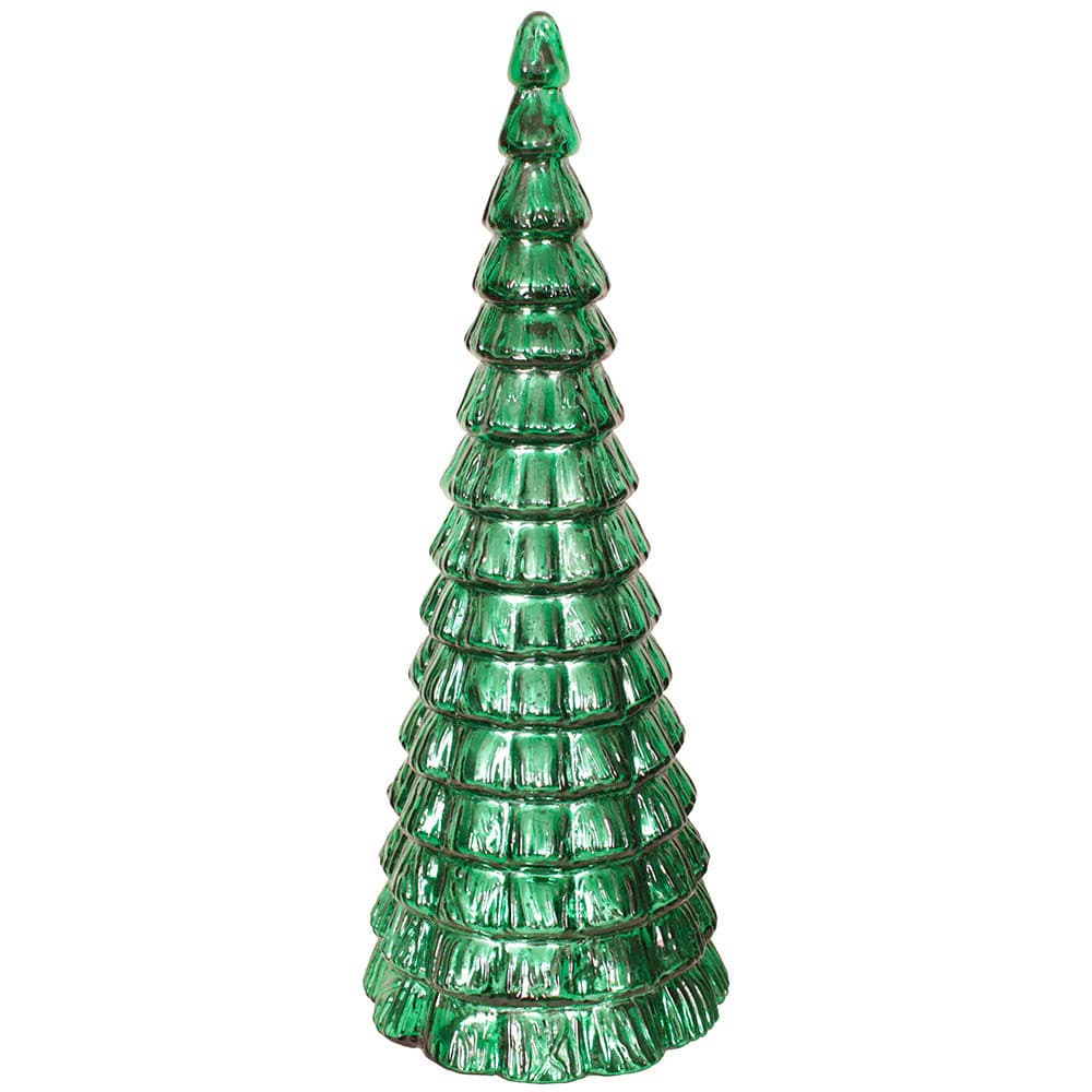 Christmas Tree Forest 9" x 24" H    - Mercury Emerald