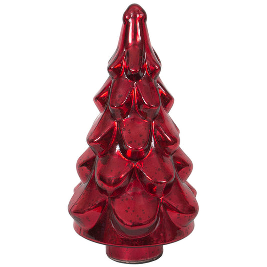 Christmas Tree Dimple 7" x 16" H    - Mercury Red