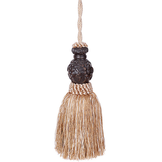 Tassel 8" Grape Beige Mix