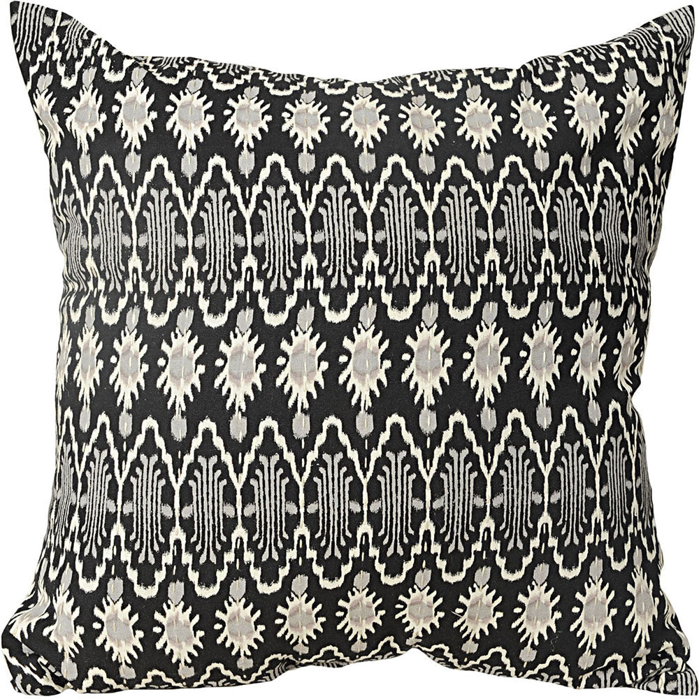 Pillow 20" Ikat Tribal Greys