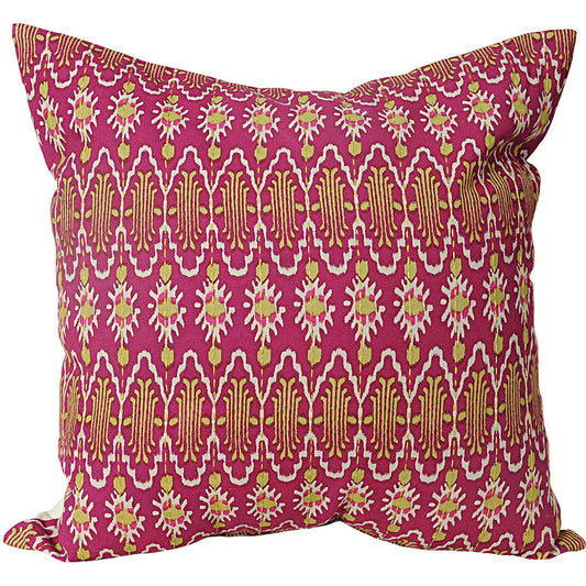 Pillow 20" Ikat Tribal Pinks