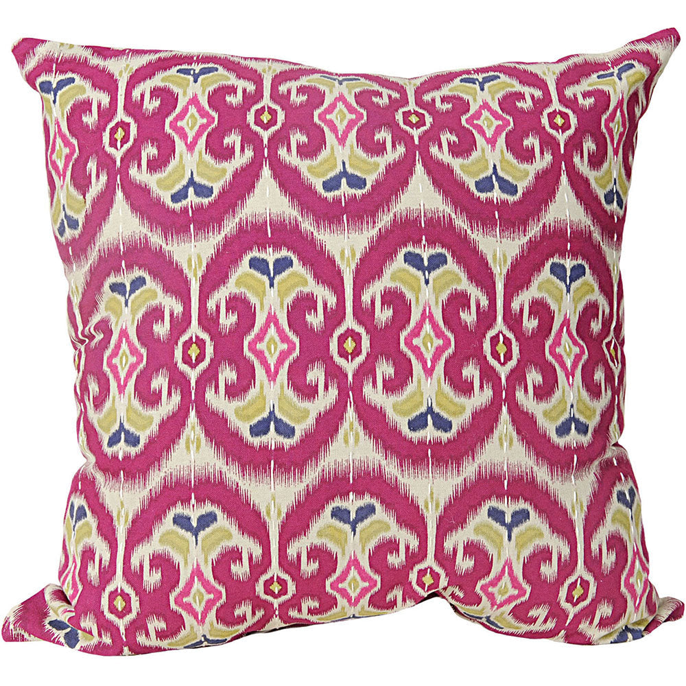 Pillow 20" Ikat Aztec Pinks