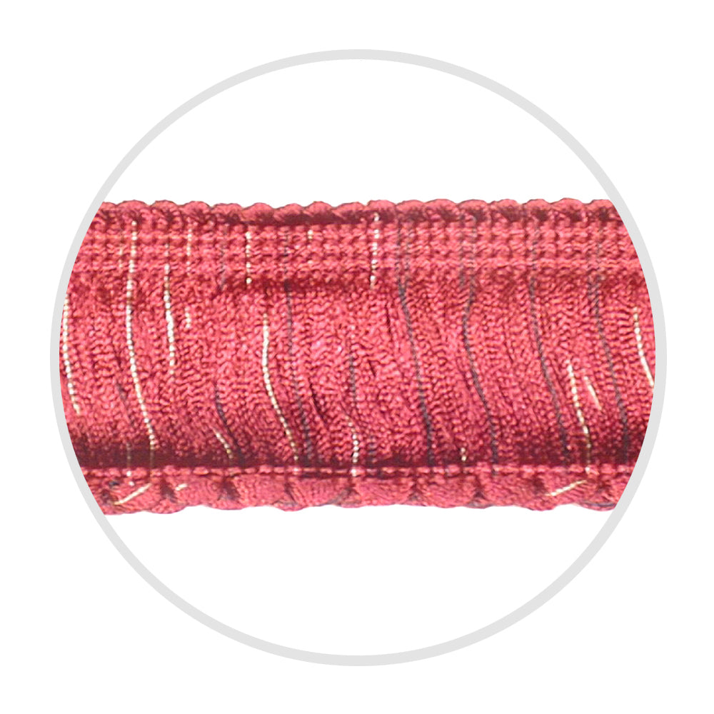 Fringe Loop 2" Burgundy Mix