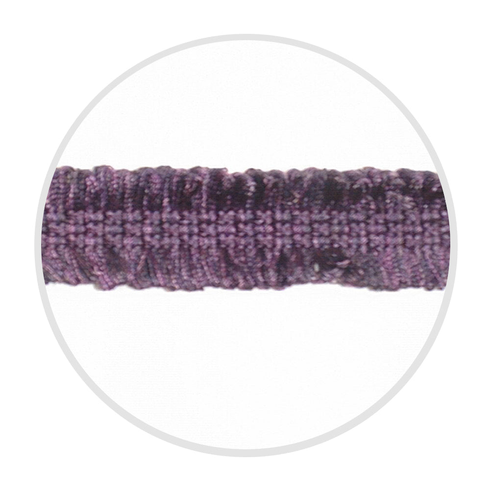 Fringe Braided 1" Aubergine Mix