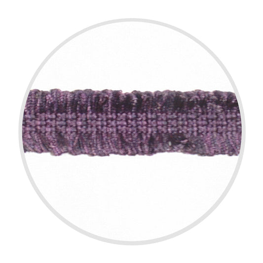 Fringe Braided 1" Aubergine Mix